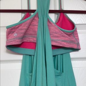 Lululemon too with built in bra